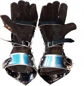 Fabricant OEM de gants de guerrier médiévaux historiques en métal avec construction à articulations pour un port confortable en costume et pour le cosplay - Product Image 3