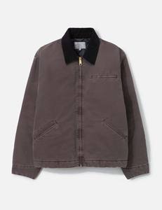Veste de travail en toile de coton biologique 100% coton, coupe ample, style streetwear, fermeture éclair sur le devant - Product Image 5