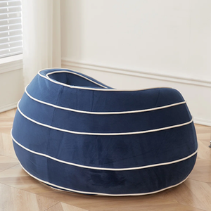 Pouf moderne en velours haute densité, nouveau modèle Vietnam MD14, pour salon et chambre à coucher - Product Image 1