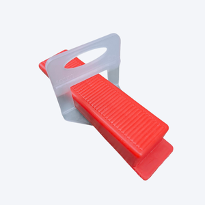 Thien Quang Smart Tools Red Plastic Tile Leveling Wedges Transparent <b>Spacer</b> for Floor/Wall Tiling Installation Self-adhesive - Product Image 1