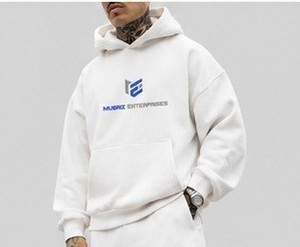 Sudadera con Capucha Premium para Hombre, 100% Algodón, con Logotipo Personalizado, Diseño Sólido de Alta Tendencia, Térmica, Corte Regular - Product Image 1
