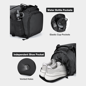 Best Selling Unisex Gym Training Bags with Durable Zipper and Polyester Lining Hot Sale Two Way Carry for Men and Women Gym Bag - Product Image 5