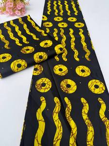 ผ้าพิมพ์ลายแอฟริกันคุณภาพส่งออกจากแอฟริกาใต้ ผ้าฝ้ายแองการา สำหรับงานตัดเย็บเสื้อผ้า งานฝีมือ และเครื่องประดับ - Product Image 3