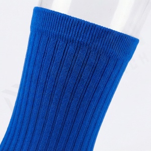 Blue Crew <b>Socks</b> Solid Color Knitted Breathable Casual Daily Wear Adult Regular Style - Product Image 4
