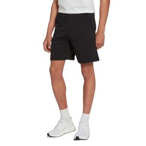 Pantalones cortos deportivos Jet Black Ajuste regular con cordón de cintura elástica 100% algodón 70% algodón 30% forro polar de poliéster reciclado - Product Image 1
