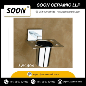 SOON - Juego de Accesorios de Baño de Acero Inoxidable con Acabado Cromado Kiwi, Resistente al Óxido, para Montar en la Pared, 60 cm, Toallero, Jabonera - Product Image 5