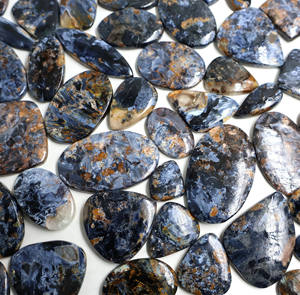 Cabochon Pietersite bleu 2025 nuances bleues naturelles pierres précieuses en vrac pour la guérison pierres semi-précieuses dégringolées pierres précieuses Cabochons en vrac - Product Image 3