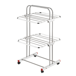 Séchoir à linge pliant robuste, support compact pour vêtements, organisateur de vêtements portable pour la maison, l'appartement, le balcon, utilisation intérieure - Product Image 1