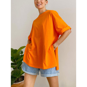 Wholesale High Quality Slim Fit Crew Neck Short Sleeve Breathable Quick Dry Eco-Friendly Custom Logo Women's Casual T-Shirts - Product Image 2