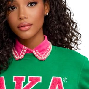 Sudadera Verde de Chenilla con Cuello Redondo y Manga Larga, Top de Felpa Suave para Mujer, Ropa Casual de Moda, Prenda Estilosa para Uso Diario - Product Image 4