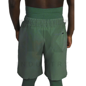 New Arrivals High Street Solid <b>Cargo</b> Awrah Shorts Men Spandex/Polyester Canvas Quick Dry Stretchable Customizable Drawstring - Product Image 3