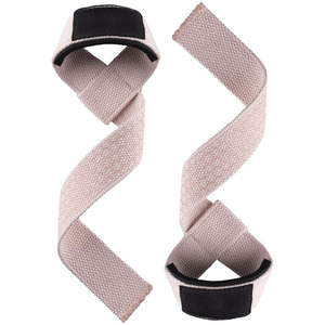 Sangles de levage en coton personnalisées avec impression silicone pour la musculation, accessoires professionnels d'entraînement de force, sangles de levage antidérapantes en gros - Product Image 2
