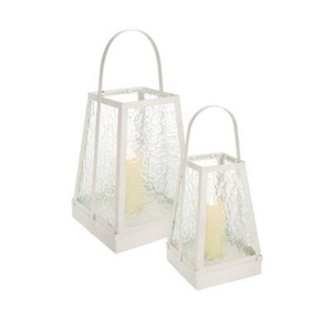 Fancy Eco-Friendly Handmade Customizable Iron Glass Metal <b>Candle</b> <b>Lantern</b> White Finished for Wedding Christmas Home Decoration - Product Image 5