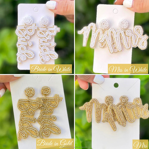 Pendientes de Bohemia con Cuentas de Semillas y Diseño Floral, Tamaño Personalizado, para Novia, Regalo de Moda para Fiesta de Bodas - Product Image 6