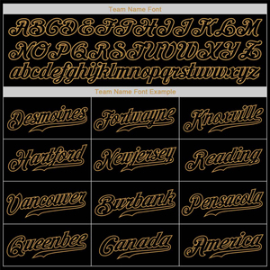Custom Black <b>Gold</b> Baseball Jersey Team Uniform Button Up Moisture Wicking Polyester Sports Baseball <b>Shirt</b> - Product Image 6