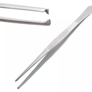 Pinzas de Disección de Acero Inoxidable Alemán de 1x2 Dientes, Pinzas Quirúrgicas Manuales Reutilizables para Tejidos, Clase II, Certificación CE - Product Image 3