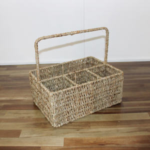 Cestas de Almacenamiento Hechas a Mano con Cuerda de Jacinto de Agua y Seagrass Natural Ecológico de la Fábrica Artex Dong Thap, Artesanías SD4007A-1NA - Product Image 5