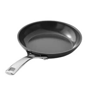 Poêle à frire en fonte noire, résistante à la chaleur, compatible induction, antiadhésive, capacité 1-2L, design moderne - Product Image 4