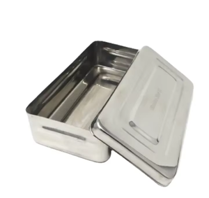 Nouvelle boîte de rangement pour instruments chirurgicaux dentaires en acier inoxydable, stérilisateur manuel, organisateur d'instruments/outils, Mahfooz Instruments - Product Image 4