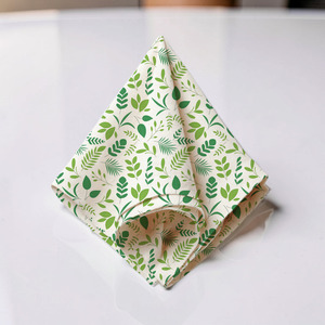 Ensemble de serviettes de table en coton élégantes, serviettes en tissu doux pour la décoration de mariage et d'événements, mise en place de la table - Product Image 1