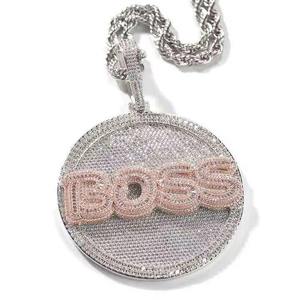 Pendentif Hip Hop personnalisé en moissanite plaqué rhodium pour hommes, idéal pour les fêtes, les cadeaux et les mariages - Product Image 4