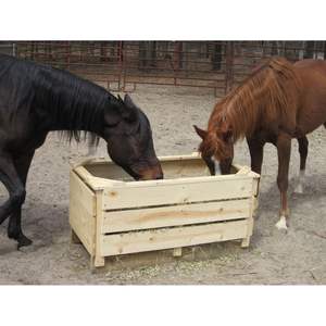 ไม้สักทำมือสำหรับทำรางหญ้าสำหรับวัวและม้าจากอินโดนีเซีย - Product Image 1