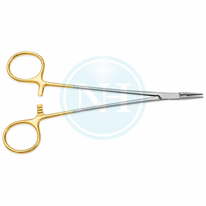 Portaagujas Microvasculares con Insertos de Carburo de Tungsteno, Diseño Delgado y Preciso, Instrumento Quirúrgico de Alta Precisión para Microcirugía - Product Image 2