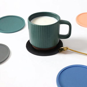 Hot Sale Round <b>Marble</b> Coasters with Non Slip Base Luxury Heat Resistant Stone Coasters for Coffee <b>Table</b> Available At Best Price - Product Image 1