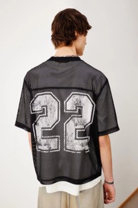 Uniforme de Fútbol Americano Personalizable, Jersey Transpirable de Manga Corta para Deportes de Verano - Product Image 3