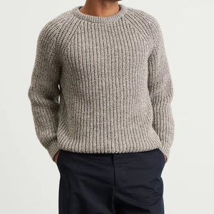 Pull-over en tricot doux 100% coton, sur mesure, pour l'hiver et le printemps, de haute qualité, fabrication OEM. - Product Image 3