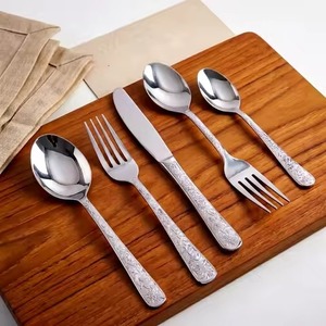 Ensemble de couverts en métal de qualité hôtelière, collection cuillère, fourchette, couteau pour la restauration et les services hôteliers - Product Image 6