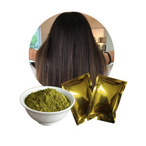 Poudre de henné biologique Arshia, couleur naturelle semi-permanente, brun verdâtre neutre, triplement raffinée - Product Image 1