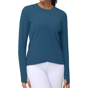 High Elastic Women Workout Base Layer Shirt Slim Fit Compression Training <b>Top</b> for Gym Running Yoga Exercise and Performance Wear - Product Image 2