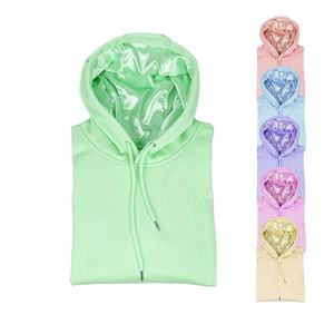 Sweat à capuche graphique pour homme en coton 100% lourd, imprimé DTG personnalisé, brodé, avec strass, pour l'hiver - Product Image 2