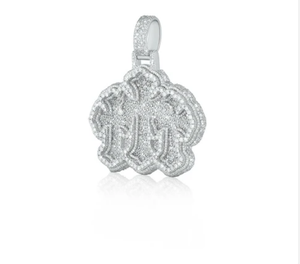 Pendentif Croix Entièrement Sertie de Cristaux, Plaqué Rhodium, en Alliage avec Strass en Cristal, Bijou Unisexe, Cadeau Religieux Chrétien - Product Image 2
