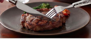 Ensemble de couverts en acier inoxydable à poignée gaufrée de style victorien, finition miroir, idéal pour les dîners raffinés à la maison et en cuisine - Product Image 6