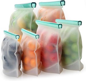 Bolsa para Alimentos, Bolsa para Almacenar Almuerzos, Bolsas Herméticas con Cierre, Aptas para Lavavajillas, para Marinar Carnes, Sándwiches, Bocadillos, Cereales, Frutas - Product Image 1