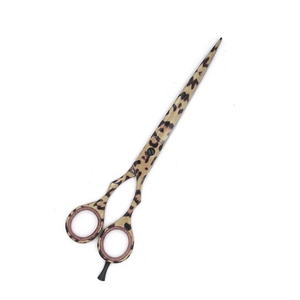 Mejora tu experiencia de estilismo con estas elegantes tijeras profesionales para cortar el cabello con estampado de leopardo. - Product Image 6