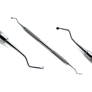 Cucharas Excavadoras Dentales Premium de Acero Inoxidable Reutilizables y Autoclavables de Doble Punta para la Eliminación de Caries y Dentina - Product Image 3