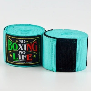 Bandages de boxe personnalisés avec logo sur mesure, « No Boxing No Life », haute élasticité, unisexe, durables, respirants, pour la musculation. - Product Image 6