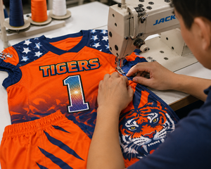 Uniforme de Fútbol Americano Unisex de Manga Corta, 300g, Diseño Sólido Transpirable, de Alta Calidad, Nuevo Estilo, Gran Venta, 100% - Product Image 3