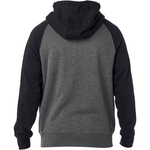 Sudadera con capucha premium para hombre al por mayor – Clásica de forro polar color gris carbón – Ropa casual con logo personalizado - Product Image 4