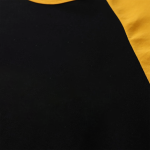 เสื้อยืดแร็กแลนแบบยูนิเซ็กซ์สั่งทำขายส่ง ระดับพรีเมียม ผ้าฝ้าย 100% แขนสั้น คอริงเกอร์ ไซส์ 3XL สีดำ ไม่มีลาย รับสกรีนโลโก้ OEM - Product Image 4