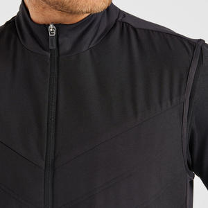 Gilet de golf softshell d'hiver pour hommes, veste de randonnée sans manches doublée de polaire chaude, vêtements d'extérieur avec poches, style formel à séchage rapide - Product Image 6