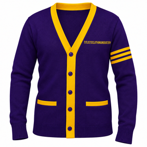 Suéteres Largos con Cuello en V al Por Mayor para Unisex, para Hermandades, Fraternidades, Escuelas, Colegios y Universidades - Product Image 1