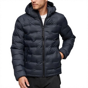 Unique New Fashion Long Sleeve Cotton <b>Padded</b> Hooded Collar Super <b>Coat</b> 100% Nylon Windproof <b>Waterproof</b> Cropped Puffer <b>Coat</b> - Product Image 1