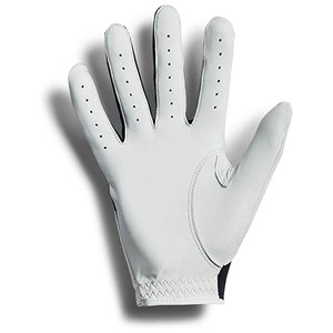 DARIB IMPEX Gant de golf moderne respirant en cuir véritable de haute qualité, fermeture à tirette pour main droite, unisexe, blanc gaufré - Product Image 2