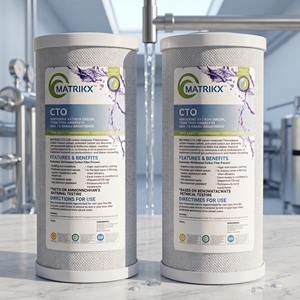 Filtre à charbon actif pour purificateur d'eau commercial, directement de l'usine, pour systèmes de filtration 5 microns, matériau certifié NSF - Product Image 1