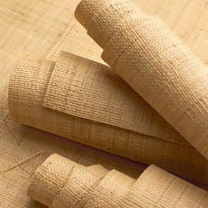 Revêtement mural en toile de jute bio tissée, surface décorative en fibres naturelles pour les espaces résidentiels et professionnels - Product Image 2