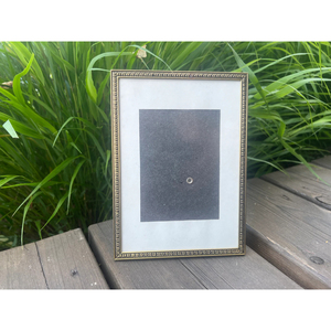 <b>Square</b> Metal Photo <b>Frame</b> with Gold Color Finishing and Round Edges for Bedside Table Decoration or Formal Gifts Accessories - Product Image 6